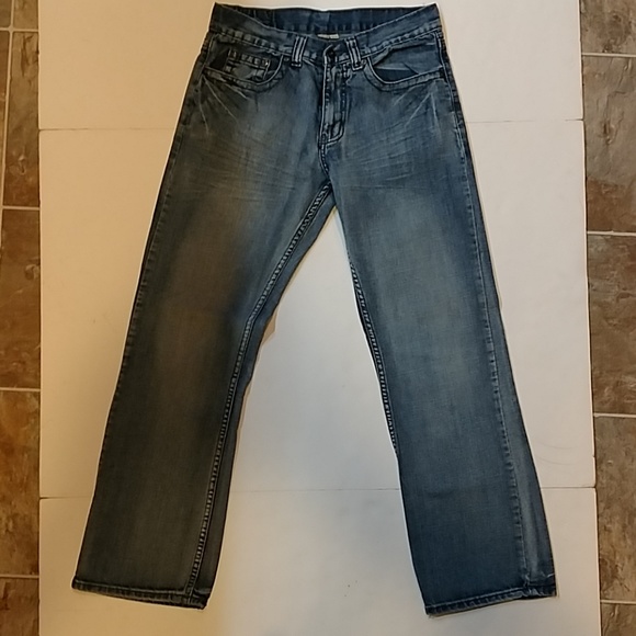 Flypaper lightly distressed blue jeans Sz 29X32 - Picture 5 of 8